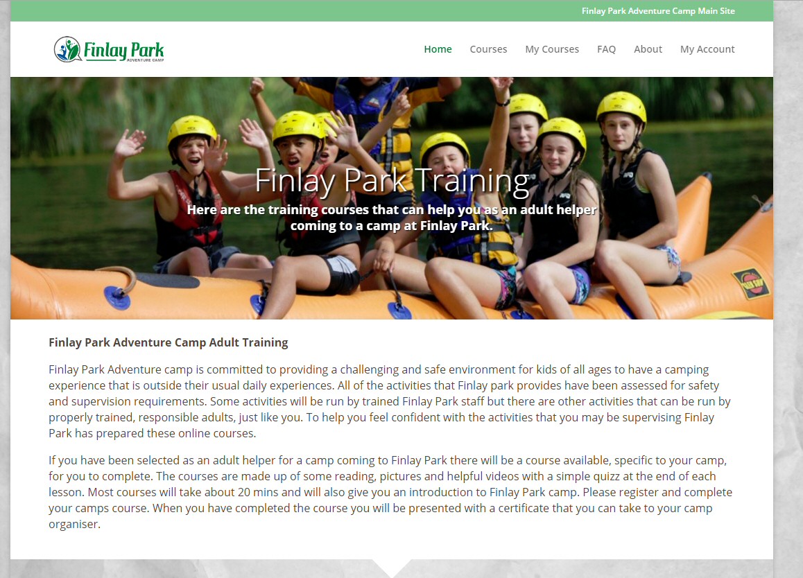 Online Adult Training site